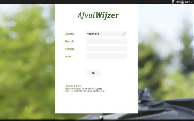 AfvalWijzer android App screenshot 4