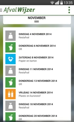 AfvalWijzer android App screenshot 7